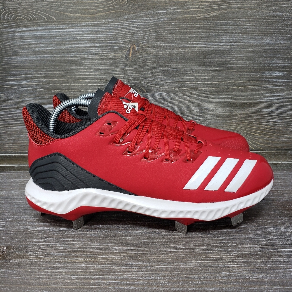 NWT Adidas Icon Bounce Cleats, Power Red - cg5242